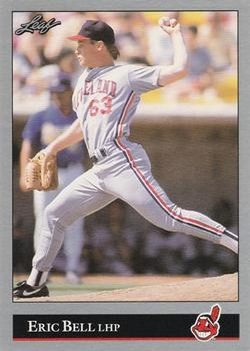 #379 Eric Bell - Cleveland Indians - 1992 Leaf Baseball