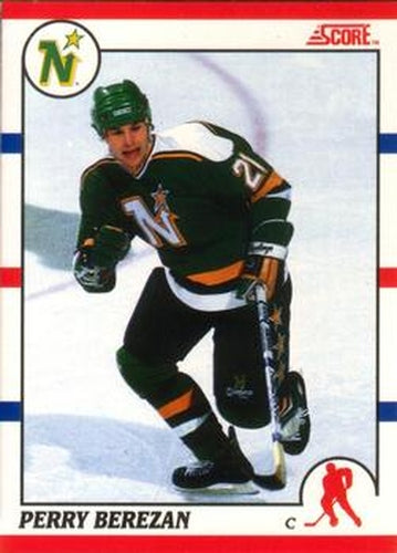 #379 Perry Berezan - Minnesota North Stars - 1990-91 Score Canadian Hockey