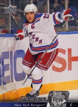 #379 Chris Drury - New York Rangers - 2010-11 Upper Deck Hockey