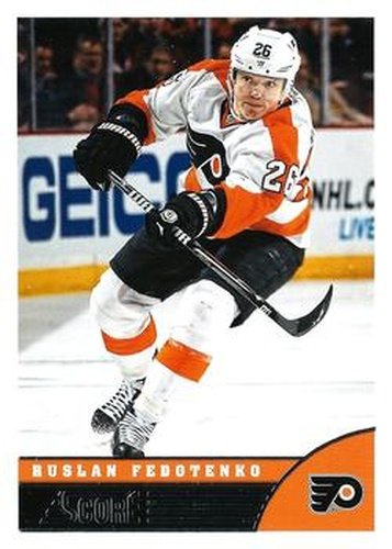 #379 Ruslan Fedotenko - Philadelphia Flyers - 2013-14 Score Hockey