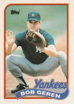 #37T Bob Geren - New York Yankees - 1989 Topps Traded Baseball