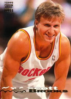 #37 Scott Brooks - Houston Rockets - 1993-94 Stadium Club Basketball