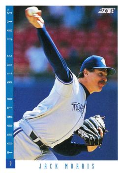 #37 Jack Morris - Toronto Blue Jays - 1993 Score Baseball
