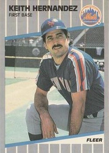 #37 Keith Hernandez - New York Mets - 1989 Fleer Baseball