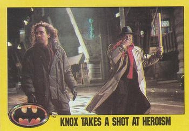 #237 Knox Takes a Shot at Heroism - 1989 Topps Batman