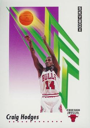 #37 Craig Hodges - Chicago Bulls - 1991-92 SkyBox Basketball