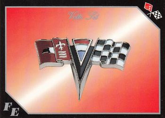 #37 Corvette Flag Emblem # 6 of 16 - 1991 Collect-A-Card Vette Set