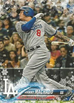 #HMW37 Manny Machado - Los Angeles Dodgers - 2018 Topps Holiday Baseball