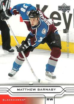 #37 Matthew Barnaby - Chicago Blackhawks - 2004-05 Upper Deck Hockey