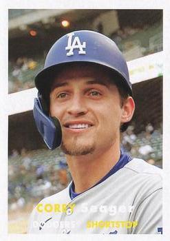 #37 Corey Seager - Los Angeles Dodgers - 2021 Topps Archives Baseball