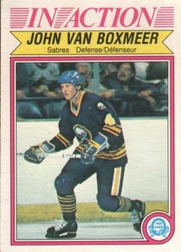 #37 John Van Boxmeer - Buffalo Sabres - 1982-83 O-Pee-Chee Hockey