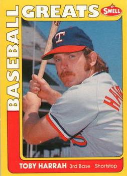 #37 Toby Harrah - Texas Rangers - 1991 Swell Baseball Greats