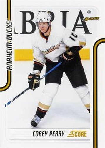 #37 Corey Perry - Anaheim Ducks - 2011-12 Score Hockey