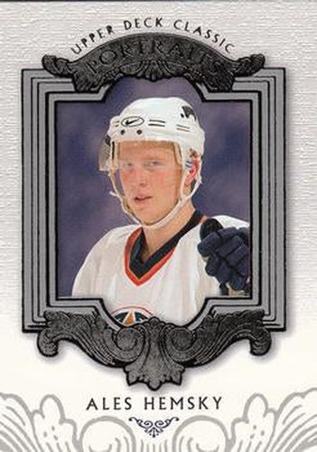 #37 Ales Hemsky - Edmonton Oilers - 2003-04 Upper Deck Classic Portraits Hockey