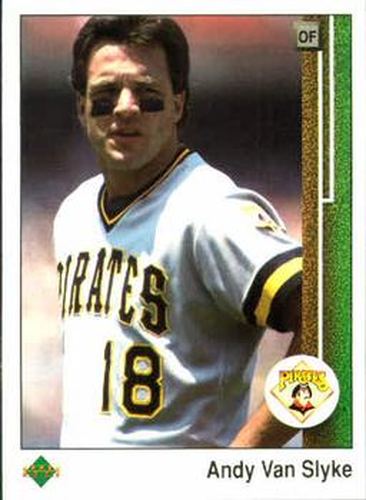 #537 Andy Van Slyke - Pittsburgh Pirates - 1989 Upper Deck Baseball