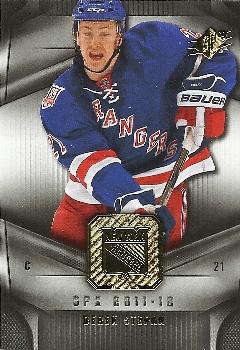 #37 Derek Stepan - New York Rangers - 2011-12 SPx Hockey