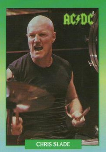 #37 Chris Slade - 1991 Brockum Rock Cards
