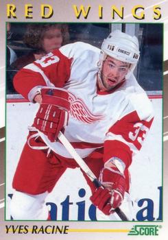 #37 Yves Racine - Detroit Red Wings - 1991-92 Score Young Superstars Hockey