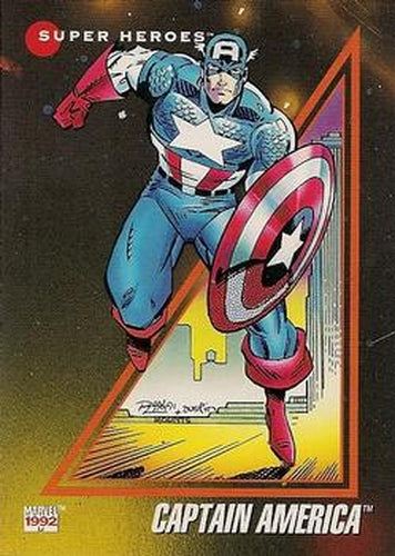 #37 Captain America - 1992 Impel Marvel Universe