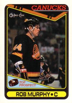 #37 Rob Murphy - Vancouver Canucks - 1990-91 O-Pee-Chee Hockey