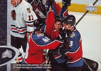 #37 Sandis Ozolinsh - Colorado Avalanche - 1996-97 Upper Deck Hockey