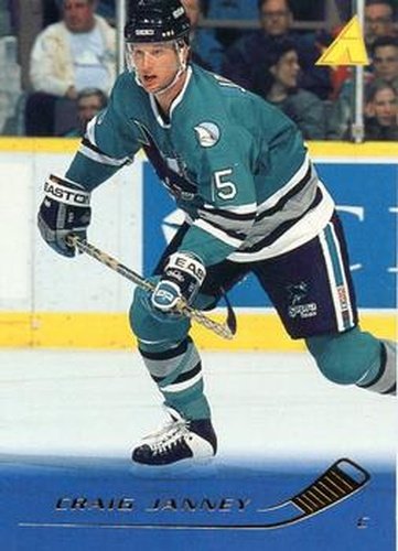 #37 Craig Janney - San Jose Sharks - 1995-96 Pinnacle Hockey