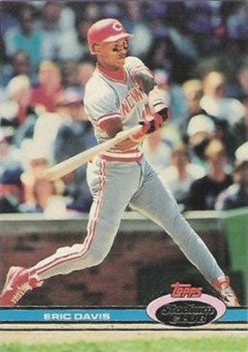 #37 Eric Davis - Cincinnati Reds - 1991 Stadium Club Baseball