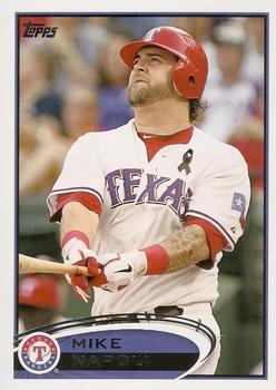 #37 Mike Napoli - Texas Rangers - 2012 Topps Baseball