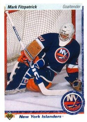 #37 Mark Fitzpatrick - New York Islanders - 1990-91 Upper Deck Hockey