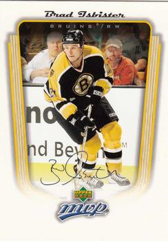 #37 Brad Isbister - Boston Bruins - 2005-06 Upper Deck MVP Hockey