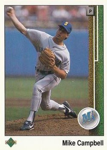 #337 Mike Campbell - Seattle Mariners - 1989 Upper Deck Baseball