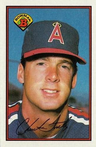 #37 Chuck Finley - California Angels - 1989 Bowman Baseball