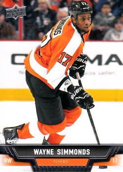 #37 Wayne Simmonds - Philadelphia Flyers - 2013-14 Upper Deck Hockey