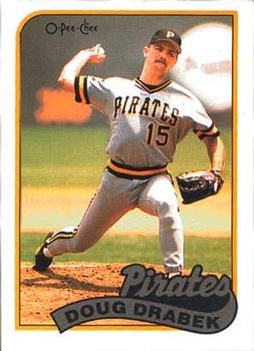 #37 Doug Drabek - Pittsburgh Pirates - 1989 O-Pee-Chee Baseball