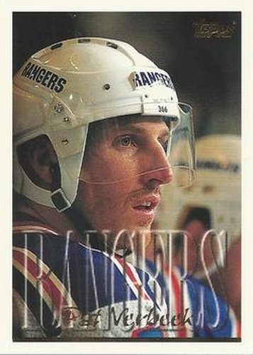 #37 Pat Verbeek - New York Rangers - 1995-96 Topps Hockey