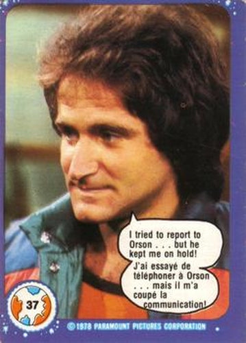 #37 I Tried to Report to Orson... But He Kept Me on Hold! - 1978 O-Pee-Chee Mork & Mindy