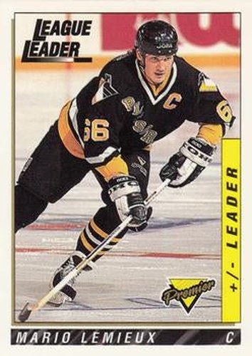 #37 Mario Lemieux - Pittsburgh Penguins - 1993-94 Topps Premier Hockey