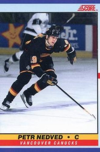 #37 Petr Nedved - Vancouver Canucks - 1990-91 Score Young Superstars Hockey