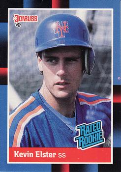 #37 Kevin Elster - New York Mets - 1988 Donruss Baseball