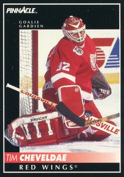 #37 Tim Cheveldae - Detroit Red Wings - 1992-93 Pinnacle Canadian Hockey