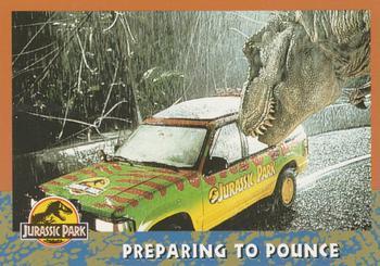#37 Preparing to Pounce - 1993 Topps Jurassic Park