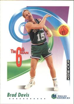 #437 Brad Davis - Dallas Mavericks - 1991-92 SkyBox Basketball