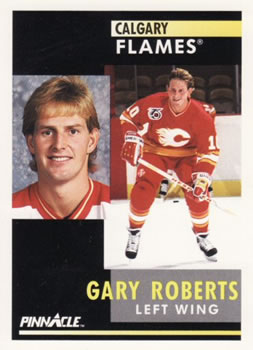 #37 Gary Roberts - Calgary Flames - 1991-92 Pinnacle Hockey