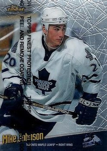 #37 Mike Johnson - Toronto Maple Leafs - 1998-99 Finest Hockey