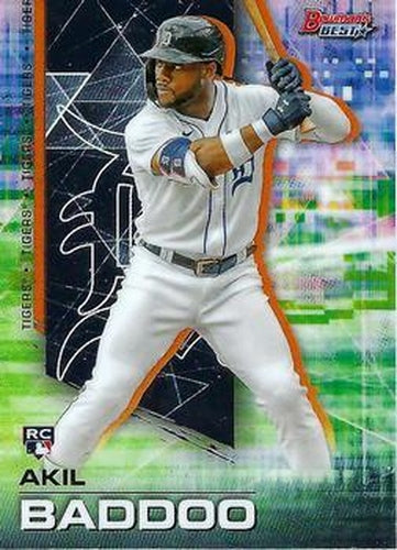 #37 Akil Baddoo - Detroit Tigers - 2021 Bowman's Best Baseball