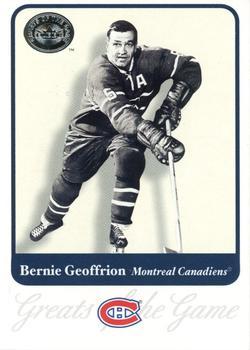 #37 Bernie Geoffrion - Montreal Canadiens - 2001-02 Fleer Greats of the Game Hockey
