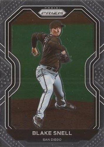 #37 Blake Snell - San Diego Padres - 2021 Panini Prizm Baseball