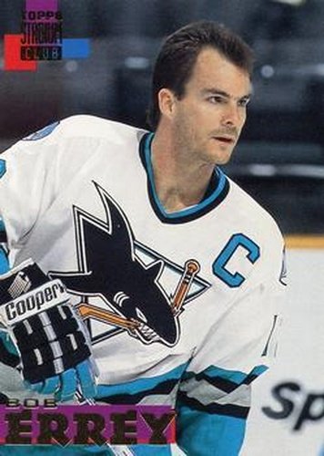 #37 Bob Errey - San Jose Sharks - 1994-95 Stadium Club Hockey