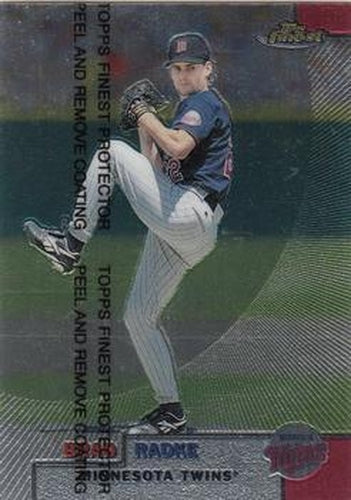 #37 Brad Radke - Minnesota Twins - 1999 Finest Baseball