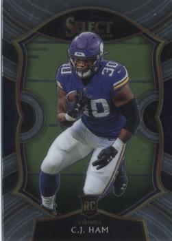 #37 C.J. Ham - Minnesota Vikings - 2020 Panini Select Football